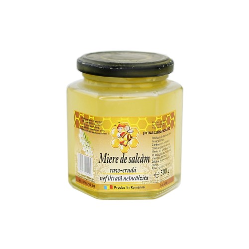 Miere Nefiltrata Salcam 500g Prisaca Barnova