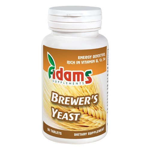 Brewer`s Yeast (Drojdie de Bere) 90tab Adams Supplements vitamix.ro Multivitamine