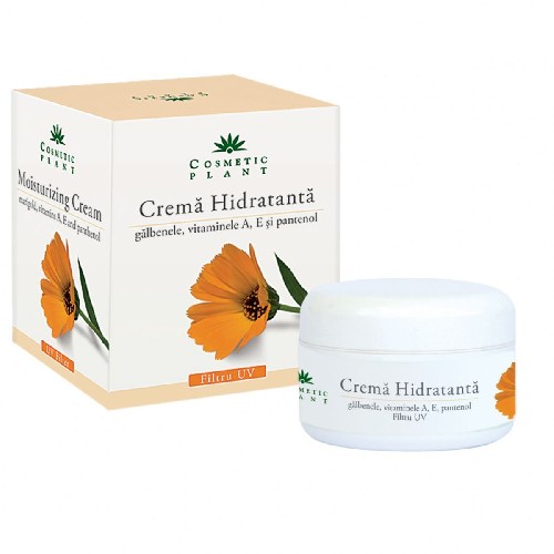 Crema Hidratanta Cu Galbenele si Pantenol 50ml Cosmetic Plant vitamix.ro Creme cosmetice