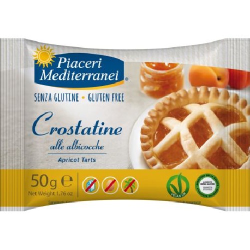 Crostatina Albicocca Mono 50g Piaceri Mediterranei vitamix.ro Dulciuri, patiserii fara gluten