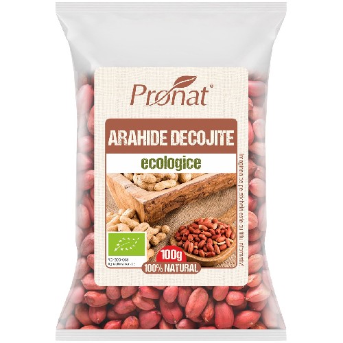 Arahide Decojite Eco, 100g, Pronat vitamix.ro Seminte, nuci