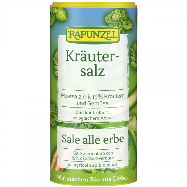 Sare cu Plante 15% Eco 125g Rapunzel