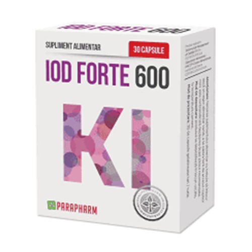 Iod Forte 600 30cps, Quantum Pharm vitamix.ro Glanda tiroida