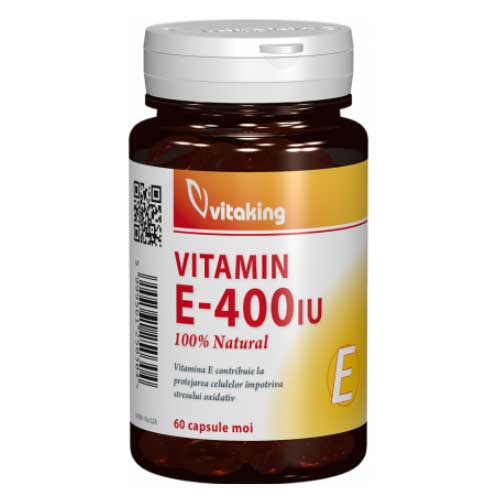 Vitamina E 400 Naturala 60cp Vitaking