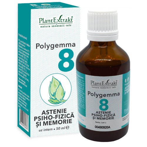 Polygemma 8 – Astenie Psiho-Fizica si Memorie- 50ml PlantExtrakt vitamix.ro Memorie