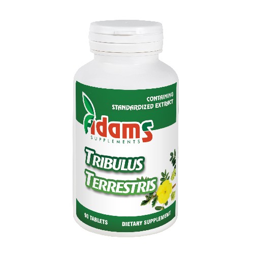 Tribulus Terrestris 1000mg, 90tab, Adams Supplements vitamix.ro Potenta barbati