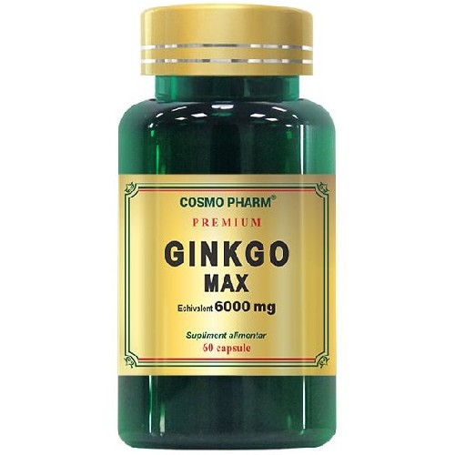 Ginkgo Max Premium 6000mg 60cps, Cosmo Pharm vitamix.ro Memorie