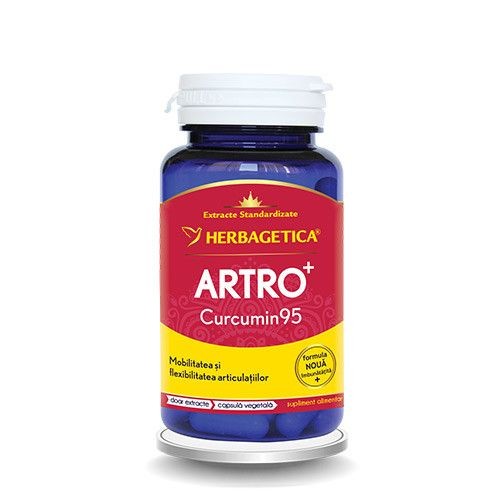 Artro Curcumin95, 30cps, Herbagetica vitamix.ro Articulatii sanatoase