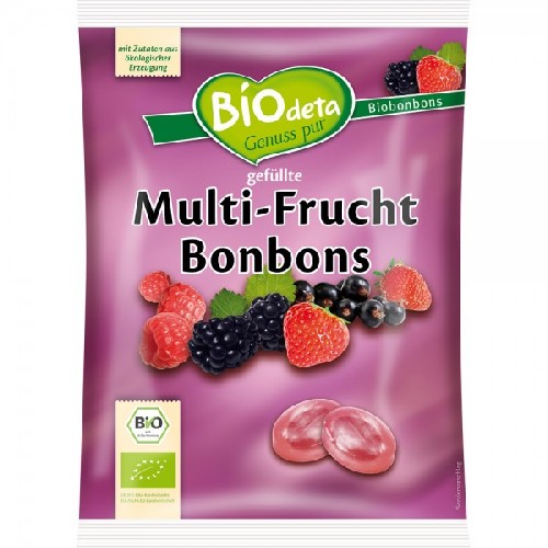 Bomboane cu fructe de padure, 75g, Biodeta vitamix.ro Bomboane