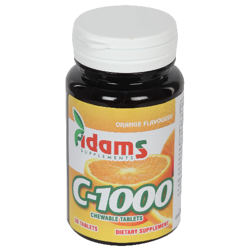 C-1000 cu aroma de Portocale 30tablete masticabile vitamix.ro Vitamina C