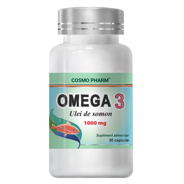 Omega 3 Ulei de Somon, 30cpr, Cosmopharm
