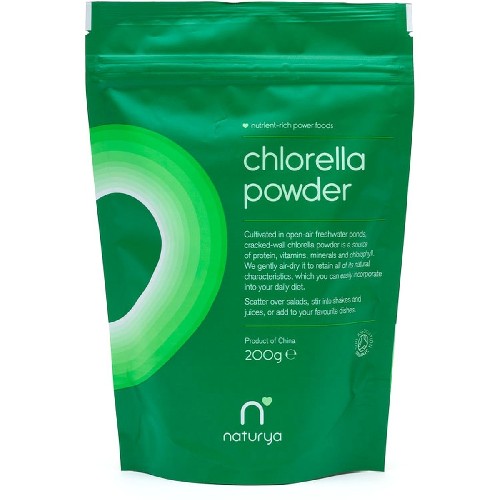 chlorella pulbere organica 200gr naturya
