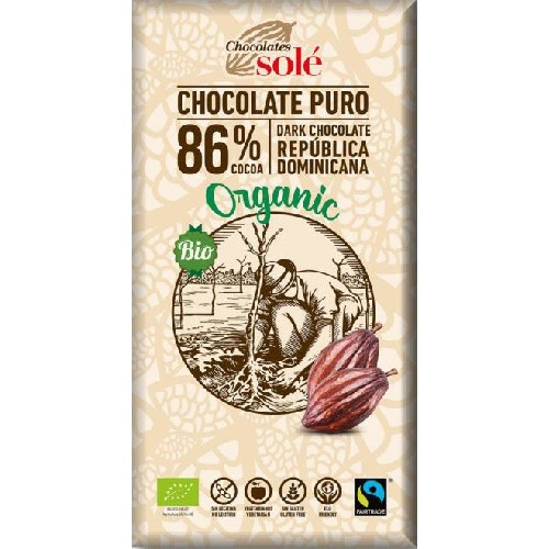 Ciocolata Neagra 86% Cacao Eco, 100g, Pronat vitamix.ro Ciocolata