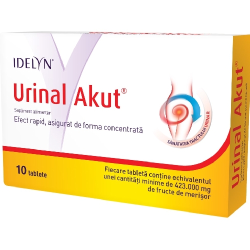 Urinal Akut, 10tablete, Idelyn