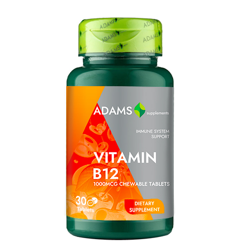 Vitamina B12 1000mcg 30tab, Adams