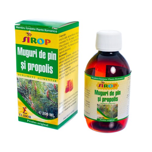 Sirop Muguri De Pin si Propolis 200ml Elidor