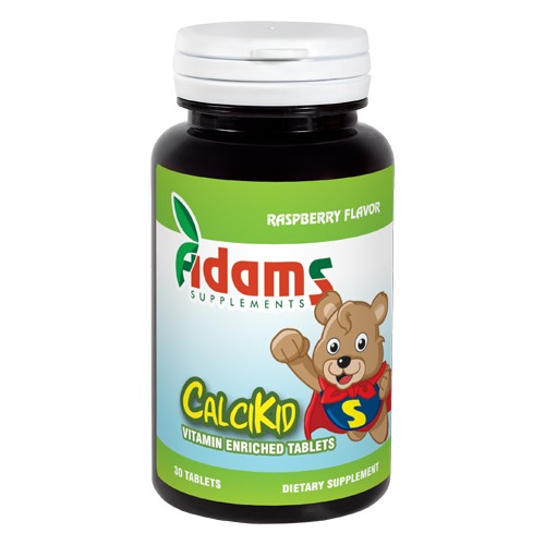 CalciKid 30tablete masticabile Adams Supplements