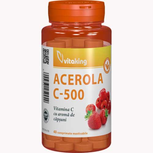 Vitamina C 500mg Acerola 40cpr, Vitaminking