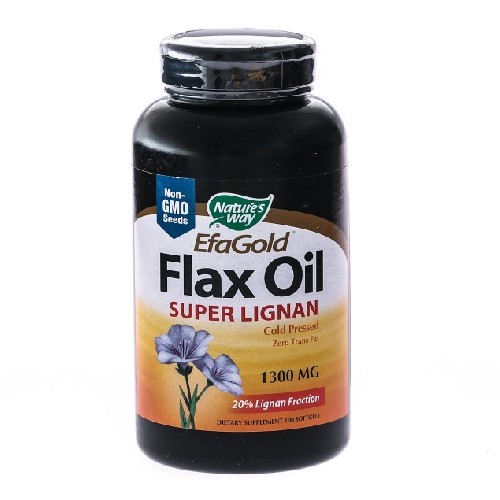flax oil super lignan 1300mg 100cps secom