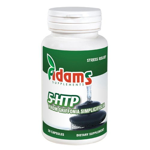 5-HTP 50mg 30 cps. Adams Supplements vitamix.ro Depresie, anxietate