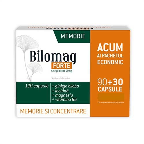 Bilomag Forte Memorie, 90+30cps, Zdrovit vitamix.ro Memorie