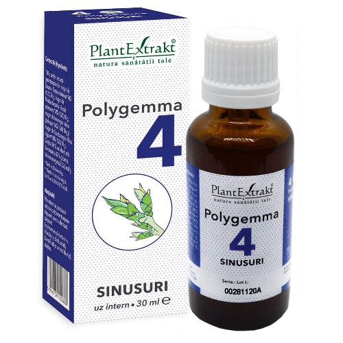 Polygemma 4 - Sinusuri 30ml Plantextrakt