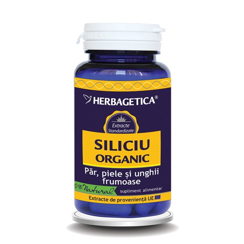 Siliciu Organic 30cps Herbagetica vitamix.ro Antioxidanti