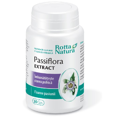 Passiflora 30cps Rotta Natura vitamix.ro Sistem nervos