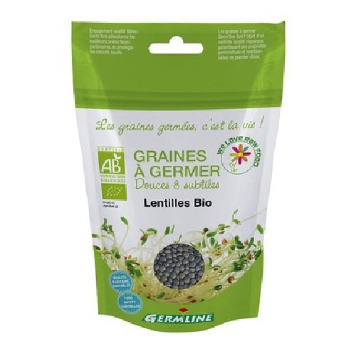 Linte Verde pentru Germinat Bio 150gr Germline vitamix.ro Seminte pentru germinat