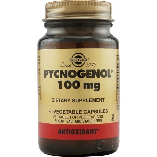 pycnogenol 100mg 30cps solgar