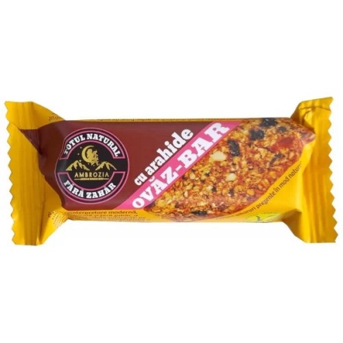 Baton cu Ovaz, Arahide si Fructe Uscate 60g Hiper Ambrozia