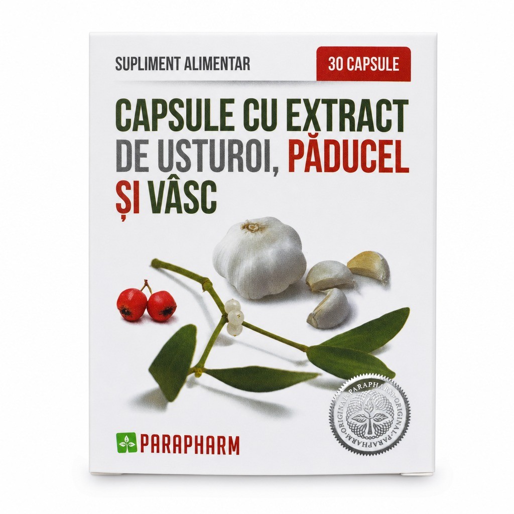 Extract Usturoi+Paducel+Vasc 30cps Parapharm