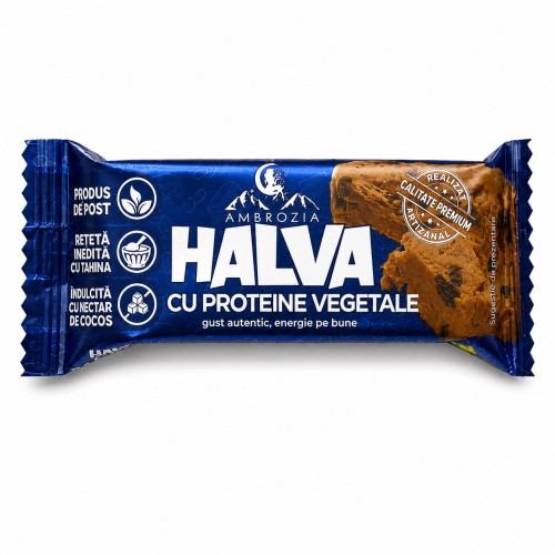 Halva Cu Proteine Vegetale 50gr Ambrozia
