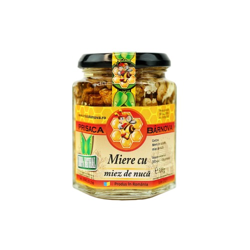 Miere Salcam cu Nuca 240g Prisaca Barnova