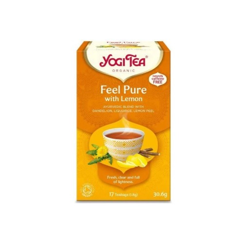 Ceai Detox cu Lamaie Yogi Tea, 17pl, Pronat