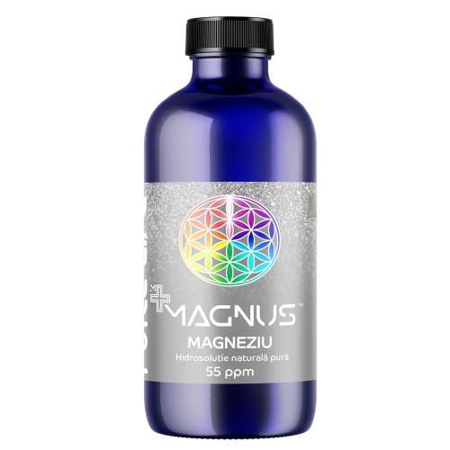 Hidrosoluție cu Magneziu M+ Magnus 55 ppm, 240 ml, Pure Life