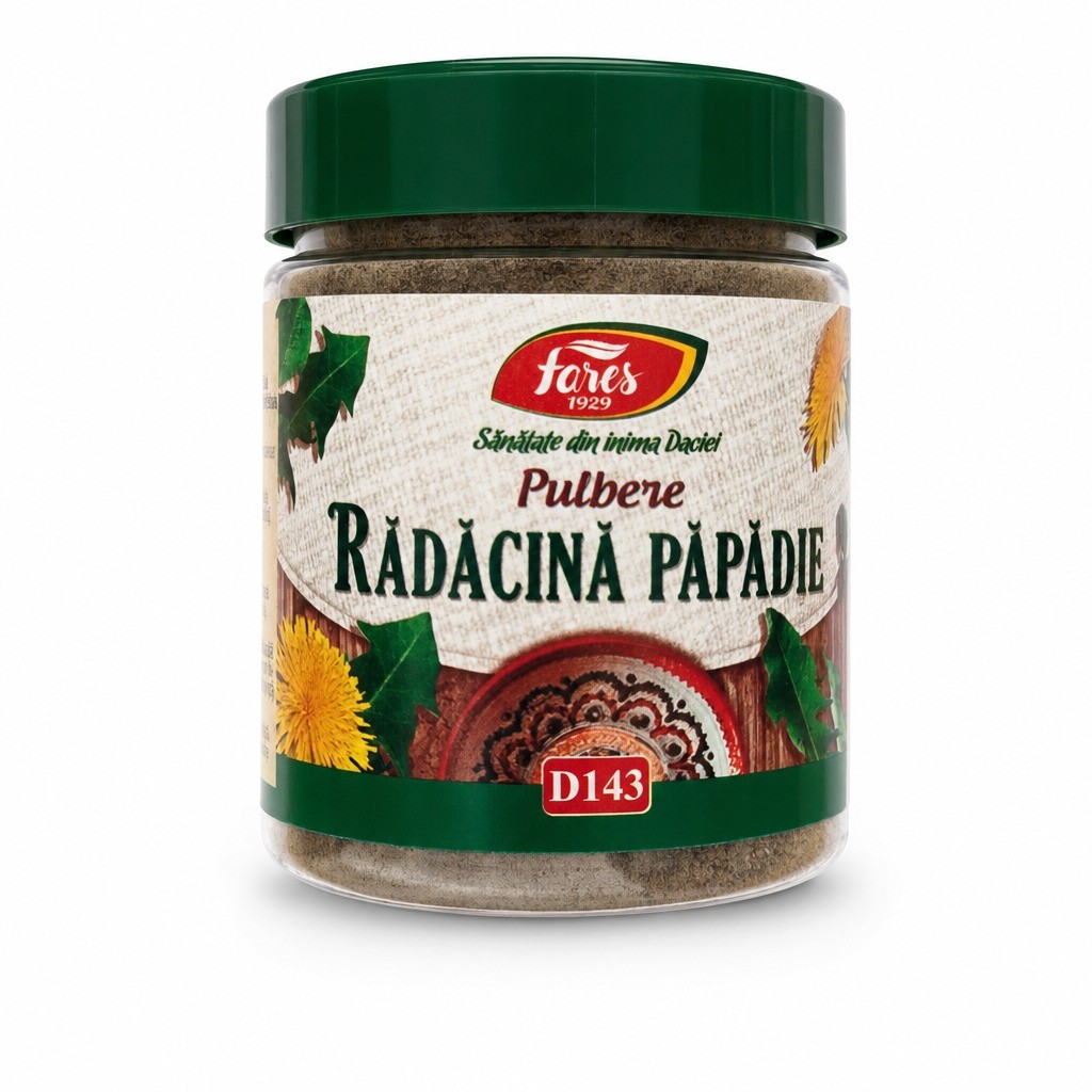 Radacina de Papadie Pulbere din Plante Medicinale 70gr Fares