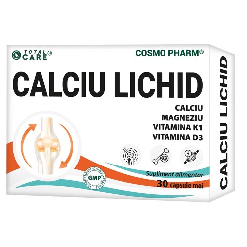 Calciu Lichid Mg K1 D3 30cps Cosmo Pharm