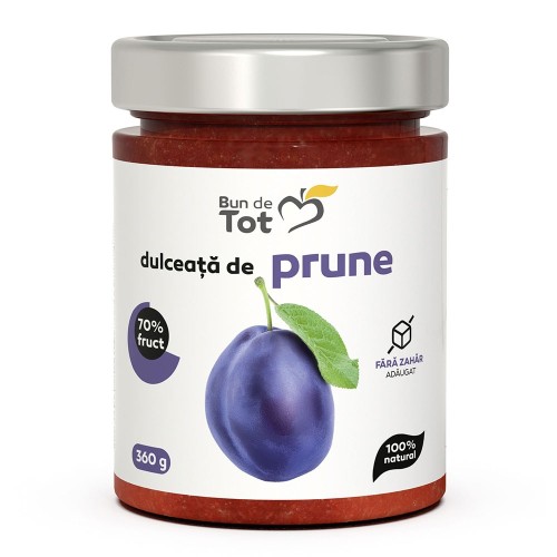 Dulceață de prune fără zahăr adăugat, 360 g, Dacia Plant