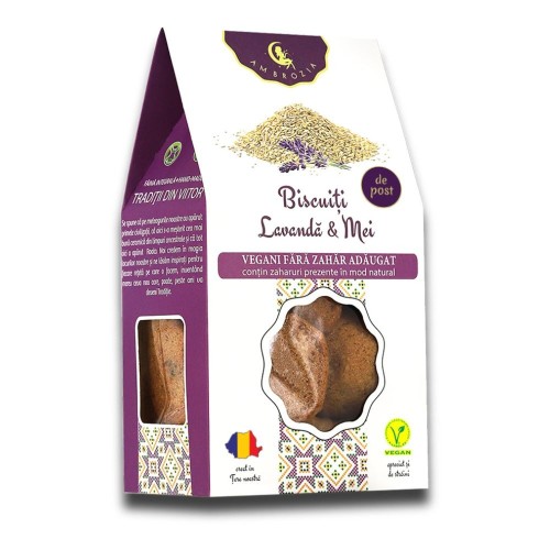 Biscuiti Lavanda & Mei 130gr Ambrozia