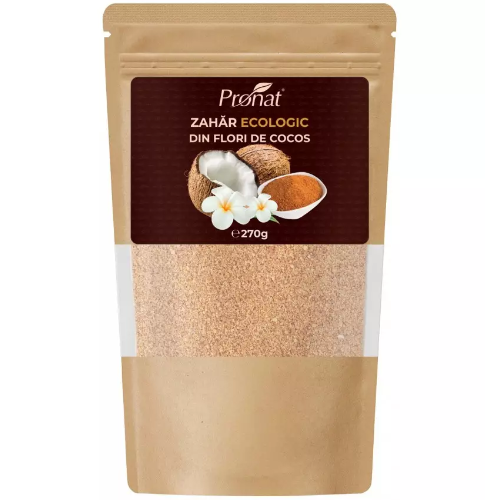 Zahar Eco Flori Cocos, 270g, Pronat
