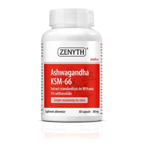Ashwagandha Ksm- 66 300 mg 60cps, Zenyth