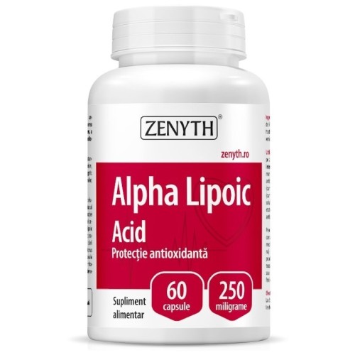 Acid Alpha Lipoic 60cps Zenyth