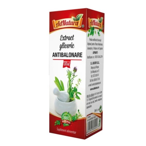 Extract Gliceric Antibalonare 50ml AdNatura