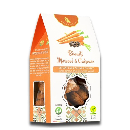 Biscuiti Morcovi & Cuisoare 130gr Ambrozia