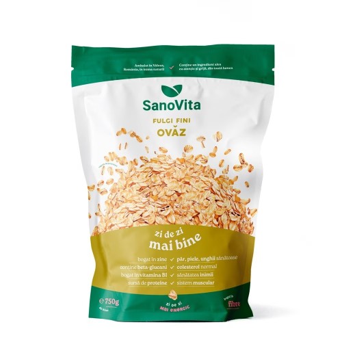 Fulgi De Ovaz Fini Zipper 750g Sano Vita