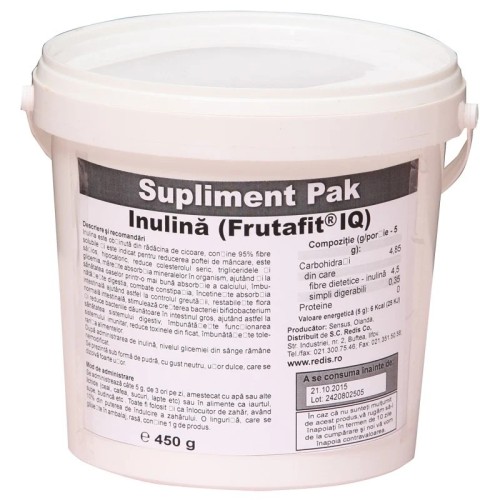Inulină, 450 g, Redis